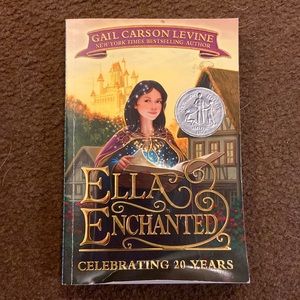 book, Ella Enchanted by Gail Carson Levine (New York Time Bestselling Author)